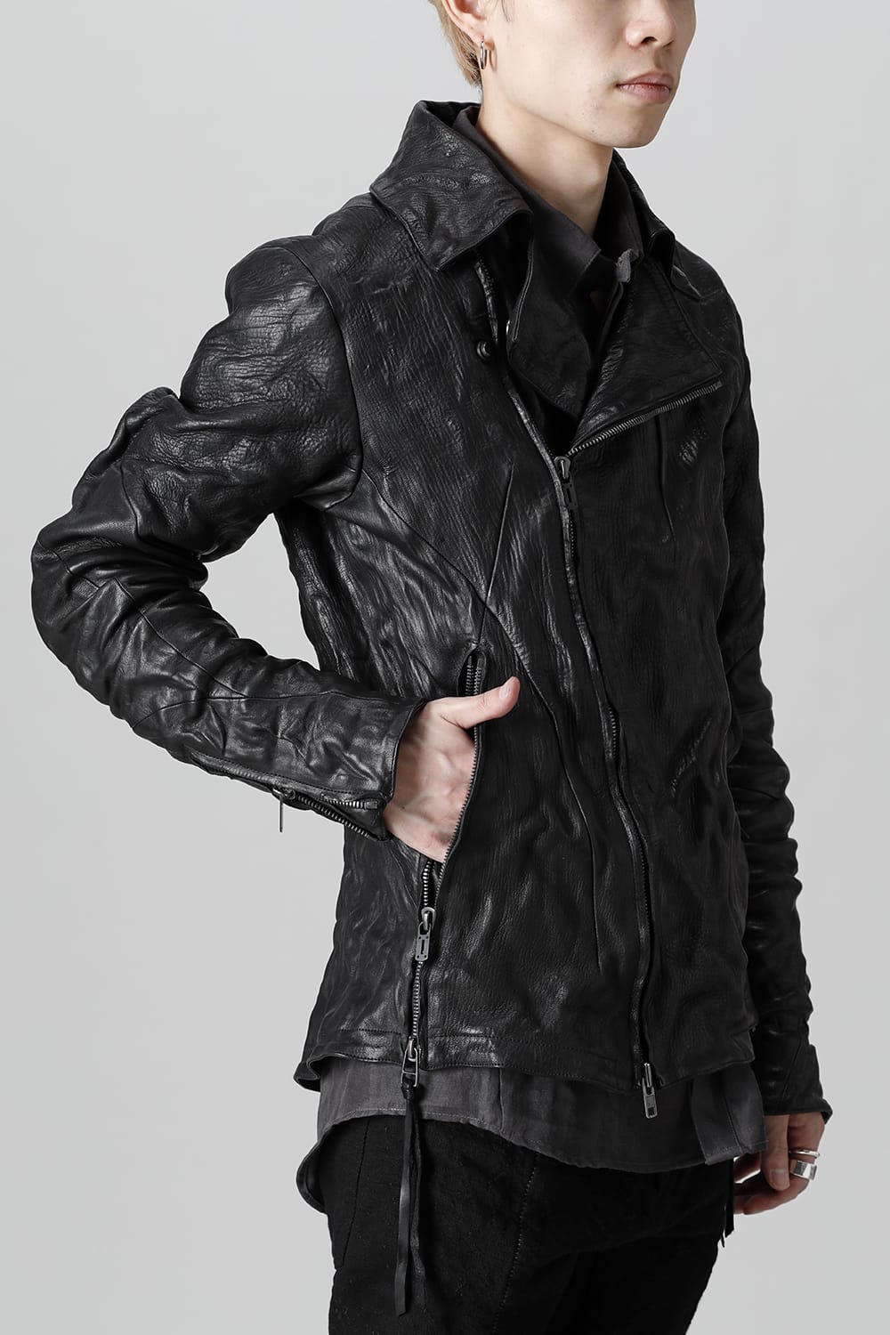 ジャパンディアレザーWライダースジャケット