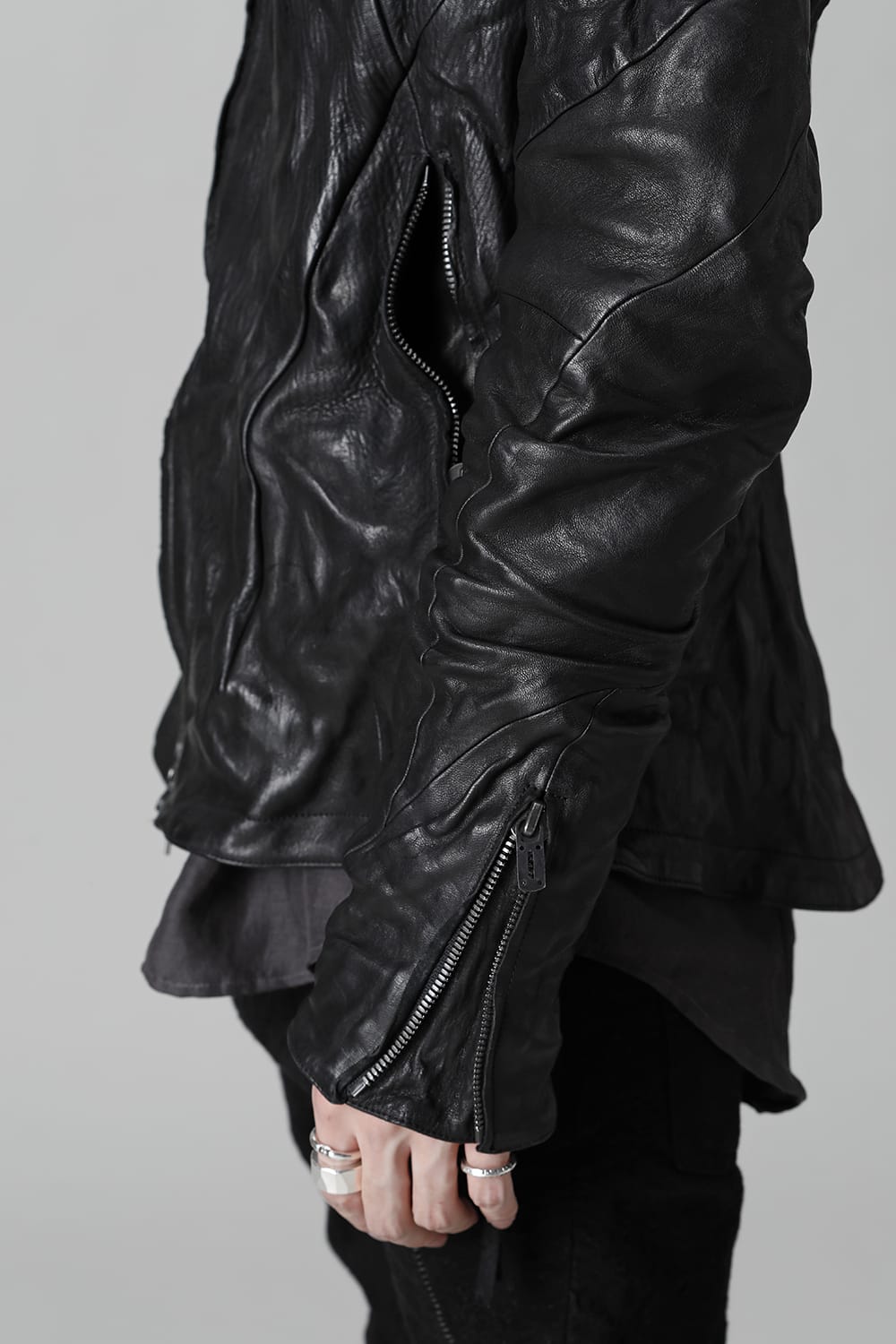 ジャパンディアレザーWライダースジャケット