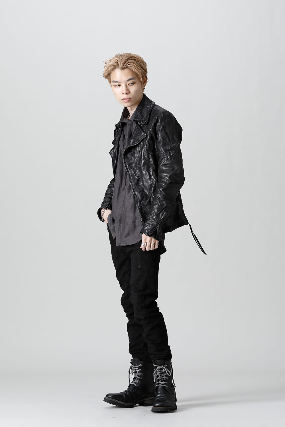 ジャパンディアレザーWライダースジャケット