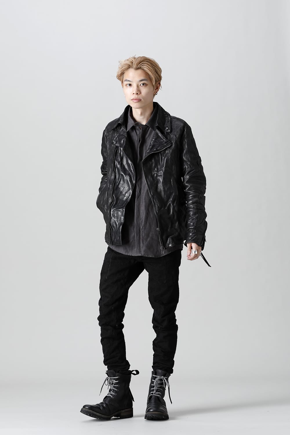 ジャパンディアレザーWライダースジャケット