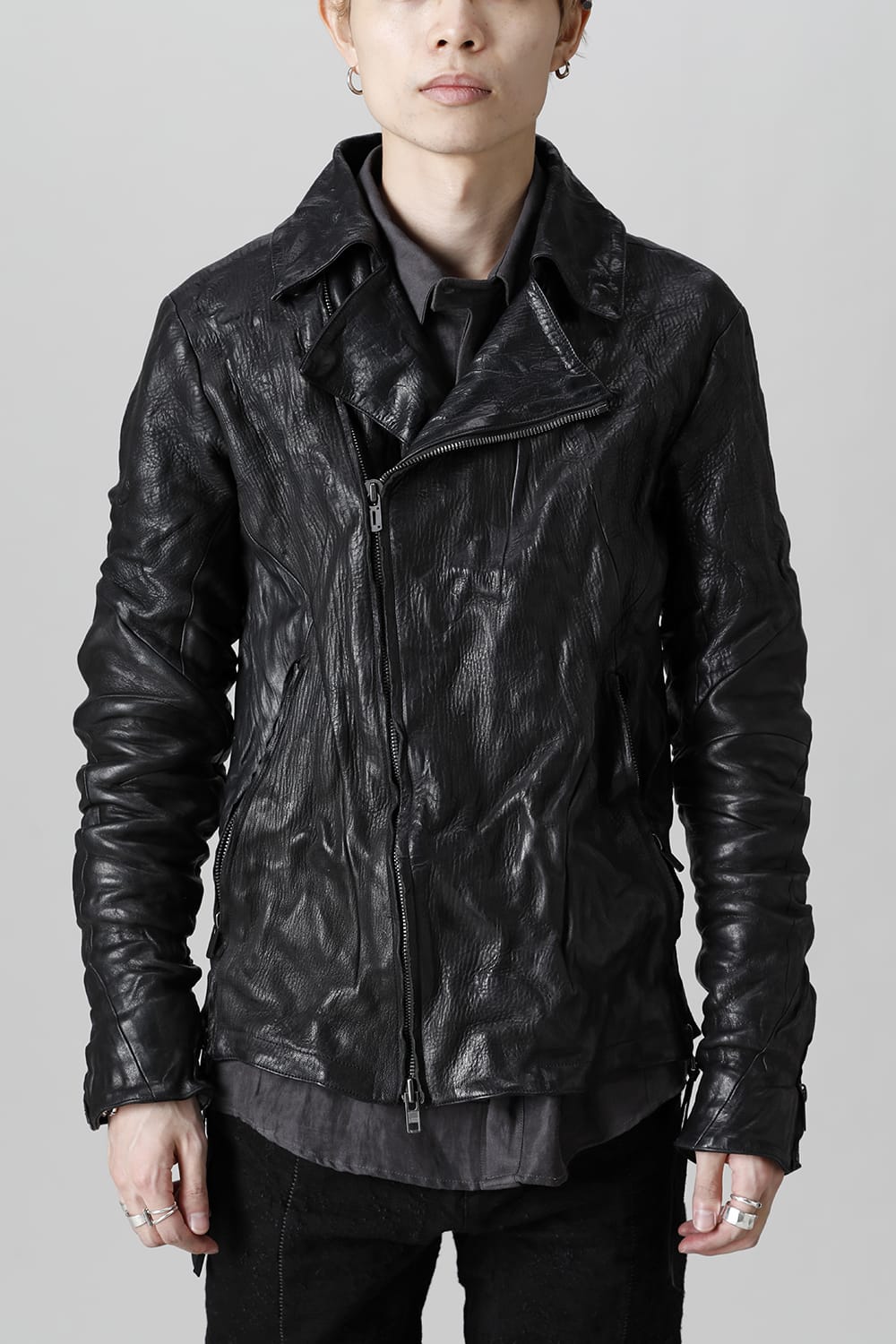 ジャパンディアレザーWライダースジャケット