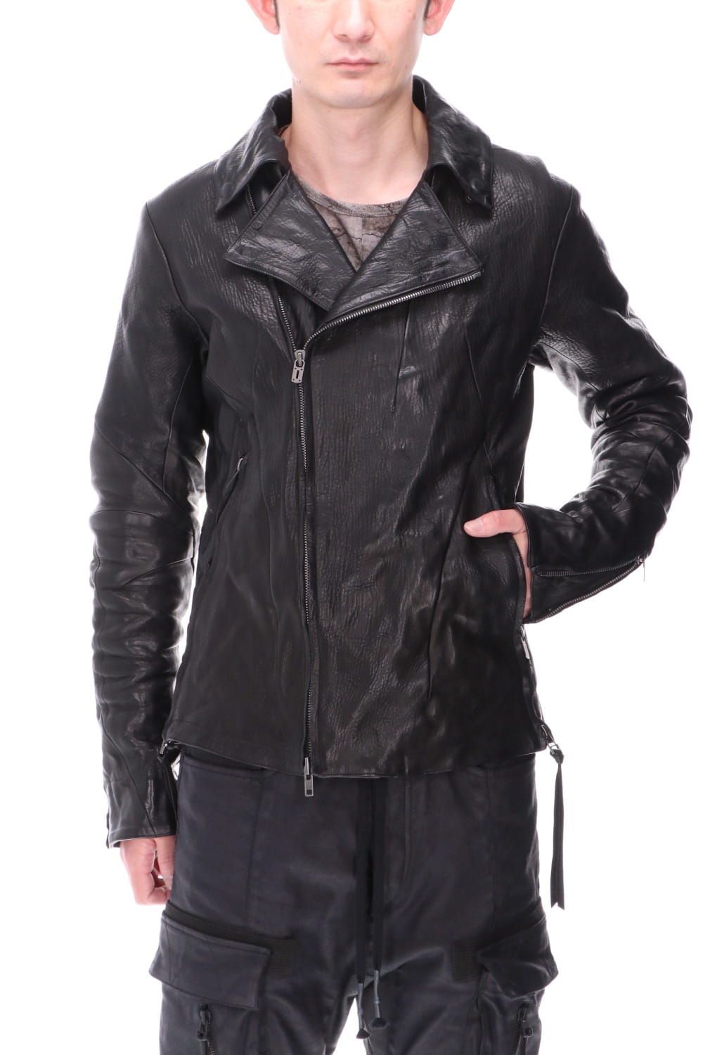 ジャパンディアレザーWライダースジャケット