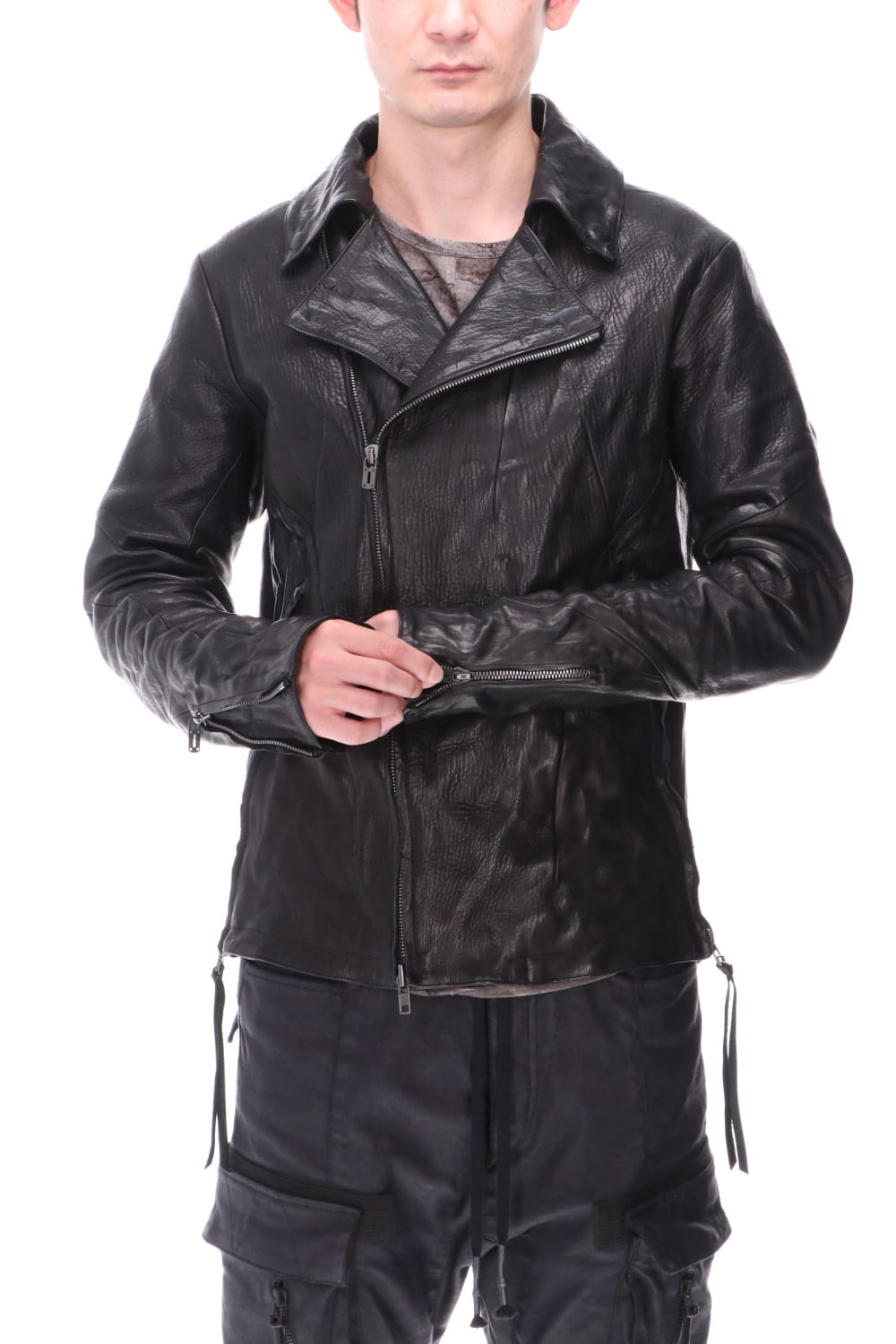 ジャパンディアレザーWライダースジャケット