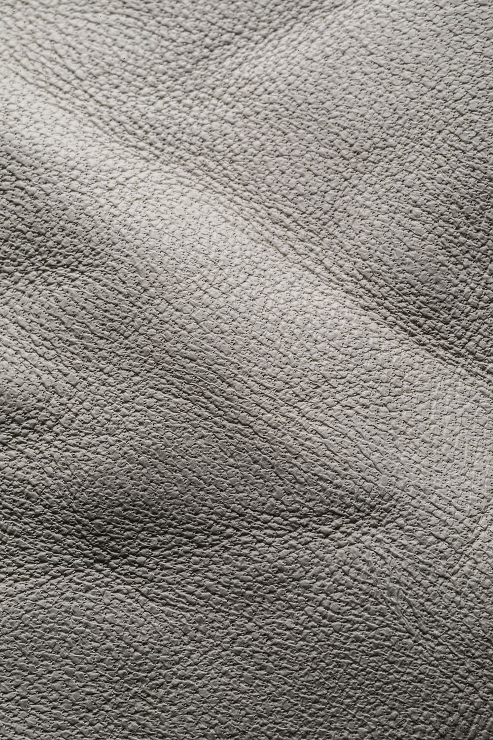 ホースレザーハイネックレザージャケット ボーンホワイト