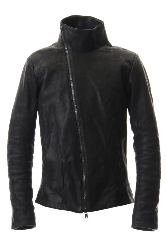 Horse leather High neck jacket