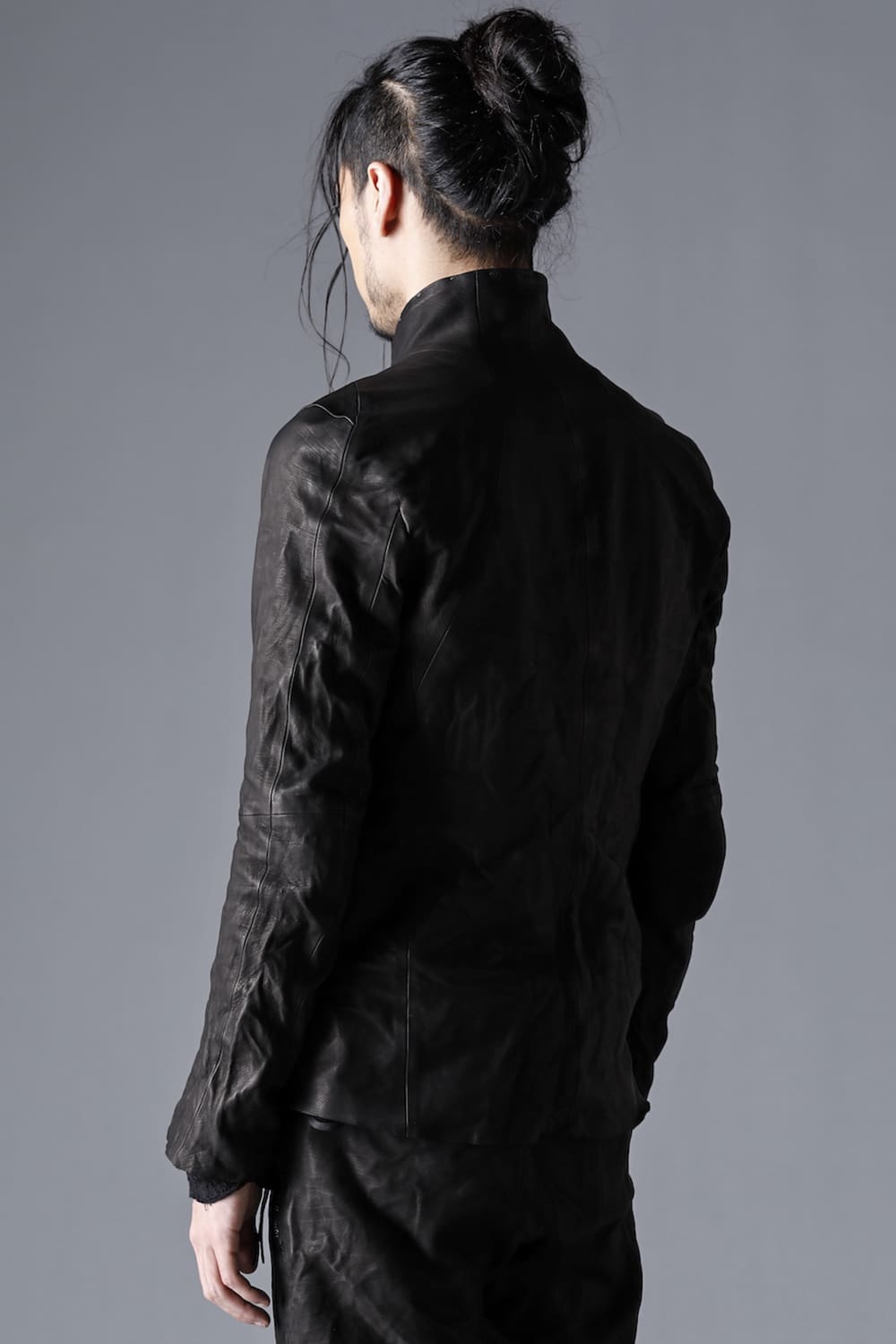 ジャパンカーフレザーシャツジャケット