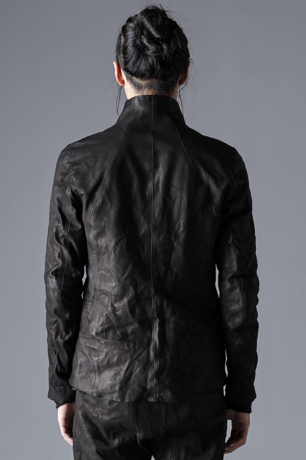 ジャパンカーフレザーシャツジャケット