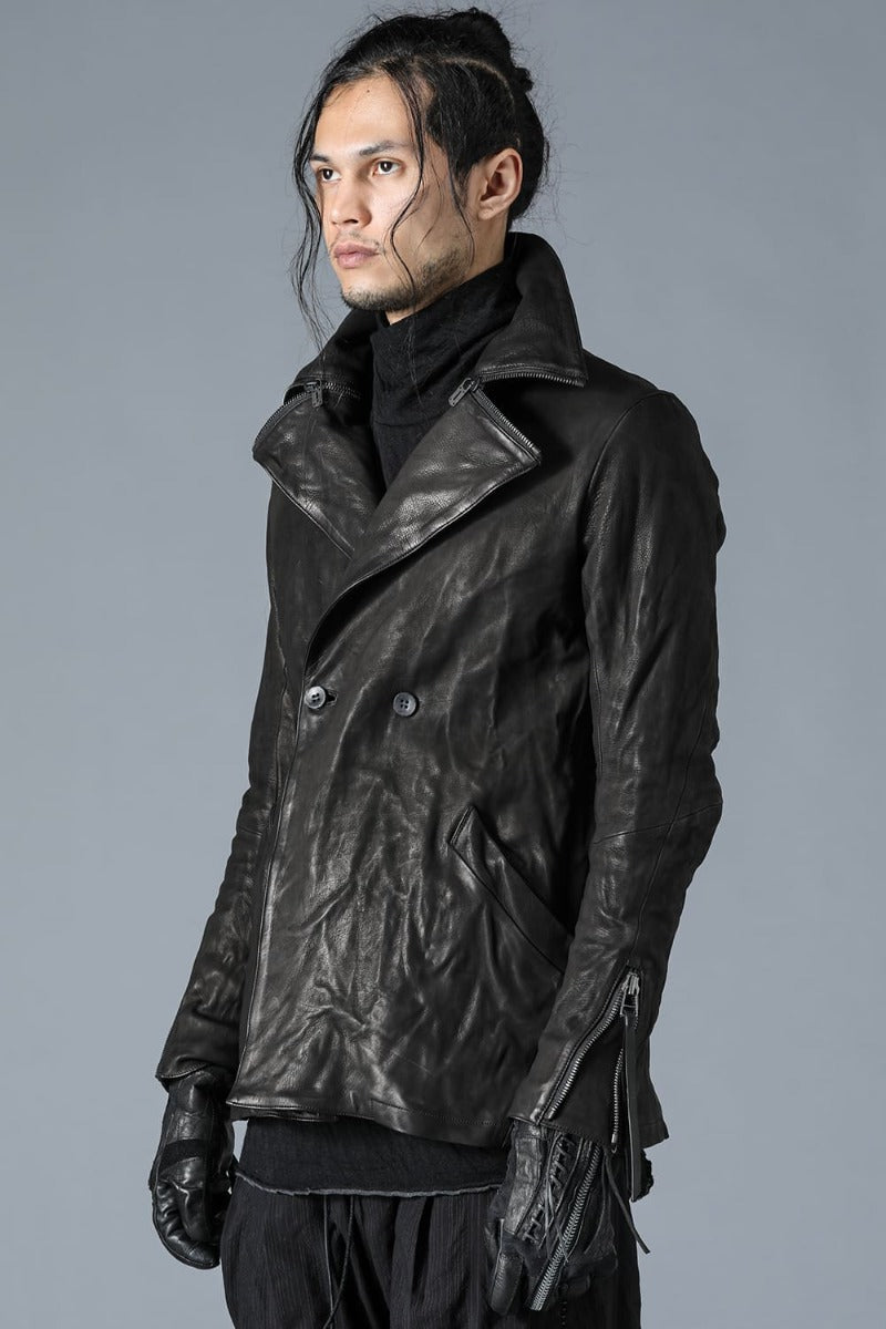 ジャパンカーフレザーPコート