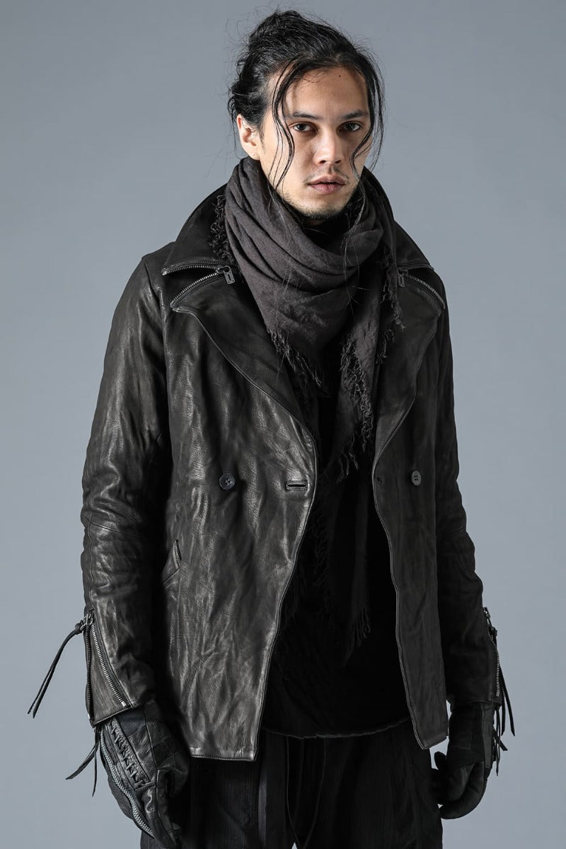 ジャパンカーフレザーPコート