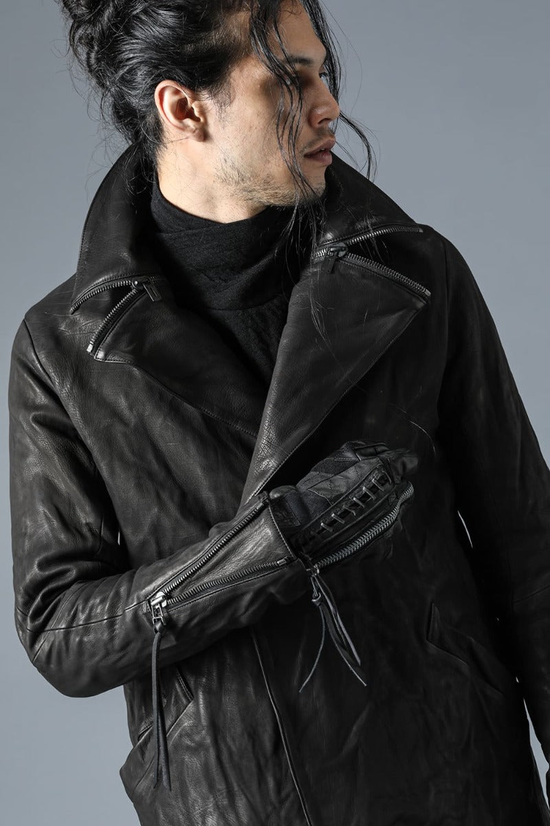 ジャパンカーフレザーPコート