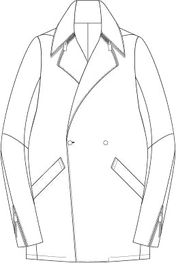 ジャパンカーフレザーPコート