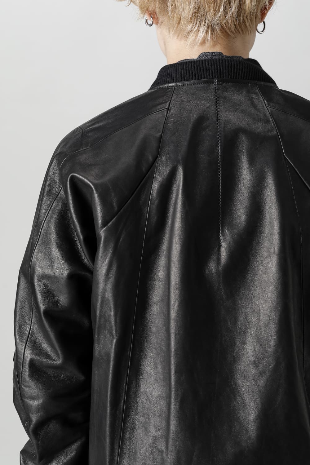 D.HYGEN×ARTEFACT Collaboration Item- Horse Leather Bomber JKT