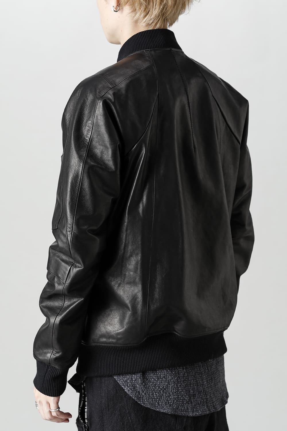 D.HYGEN×ARTEFACT Collaboration Item- Horse Leather Bomber JKT