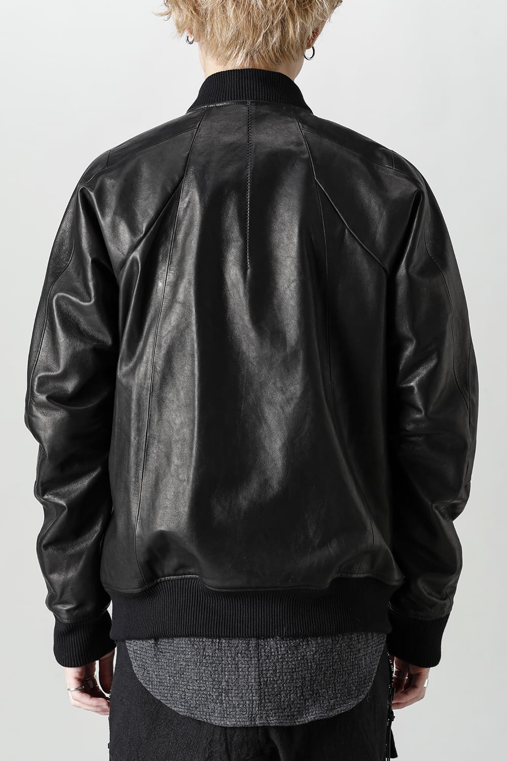 D.HYGEN×ARTEFACT Collaboration Item- Horse Leather Bomber JKT