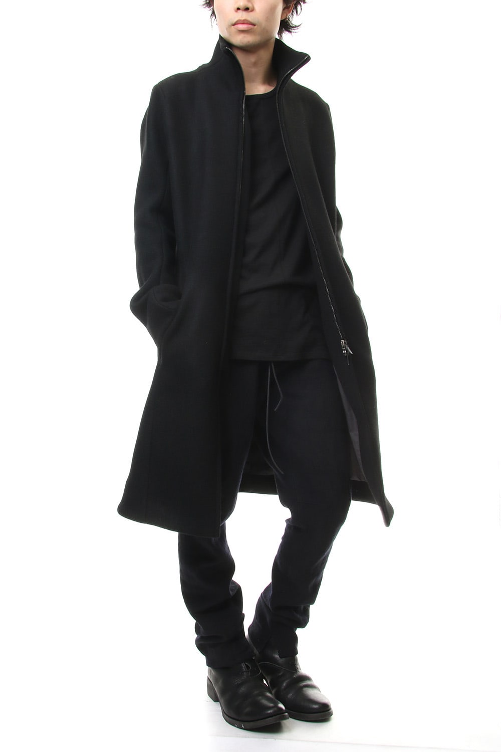 Antwerp melton High neck coat - ST106-0019A