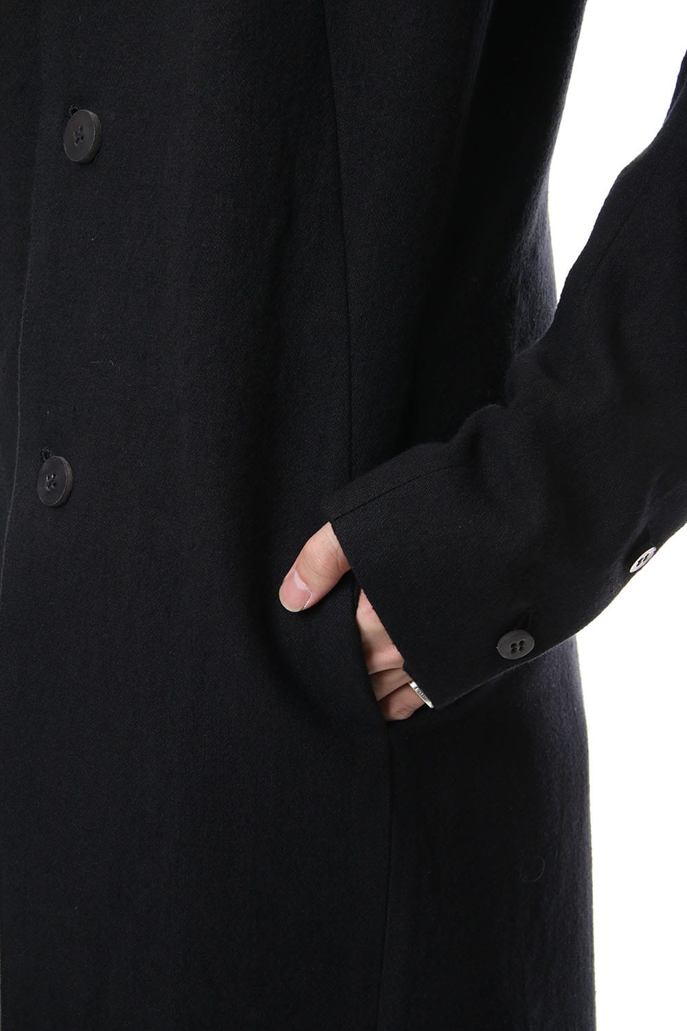 Wool x Linen Long Coat - ST106-0029A