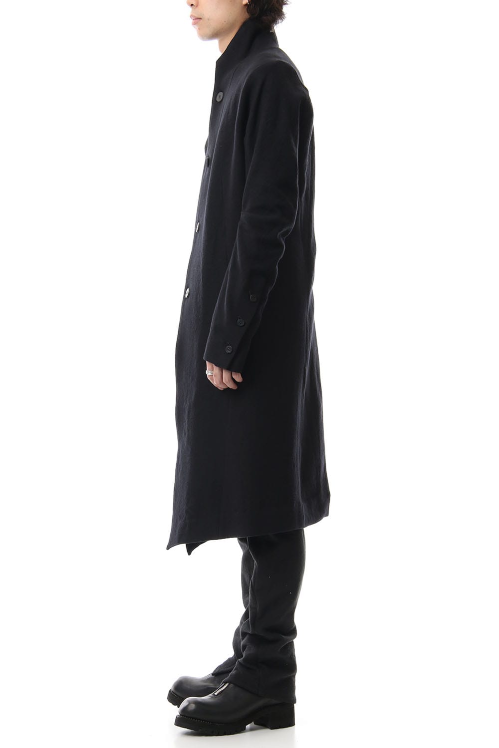 Wool x Linen Long Coat - ST106-0029A