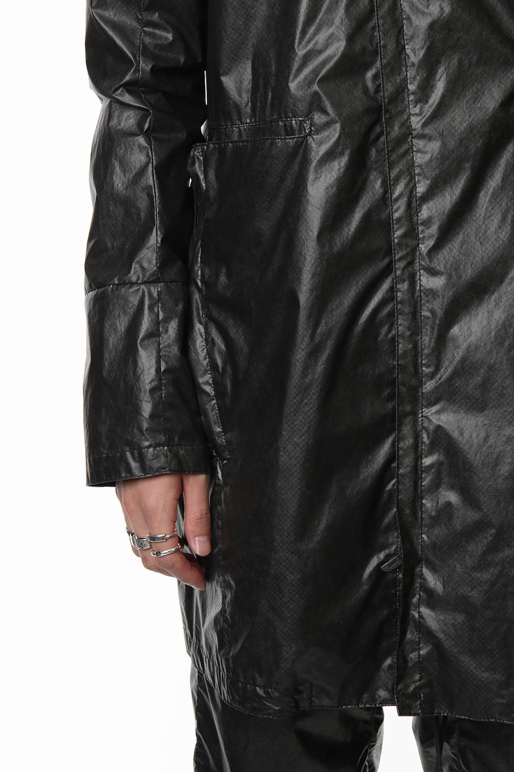 Product Dyed Cordura® Nylon High Neck Coat - ST106-0029S