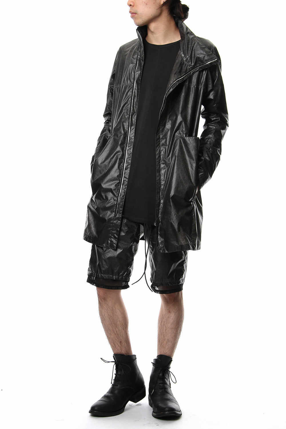 Product Dyed Cordura® Nylon High Neck Coat - ST106-0029S