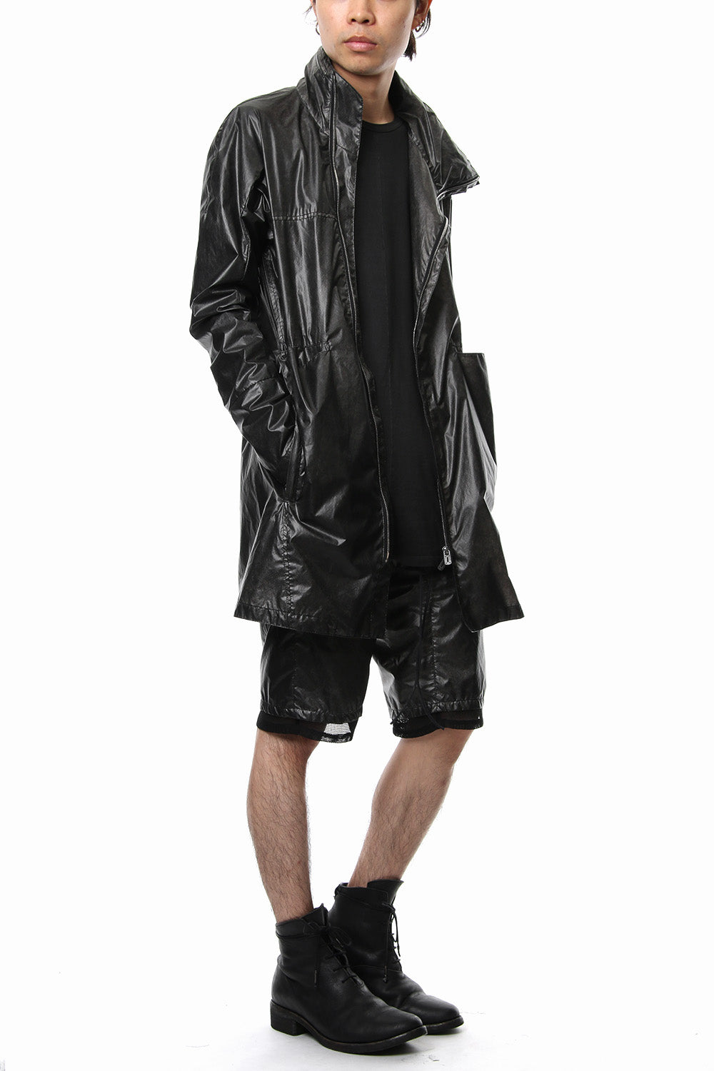 Product Dyed Cordura® Nylon High Neck Coat - ST106-0029S