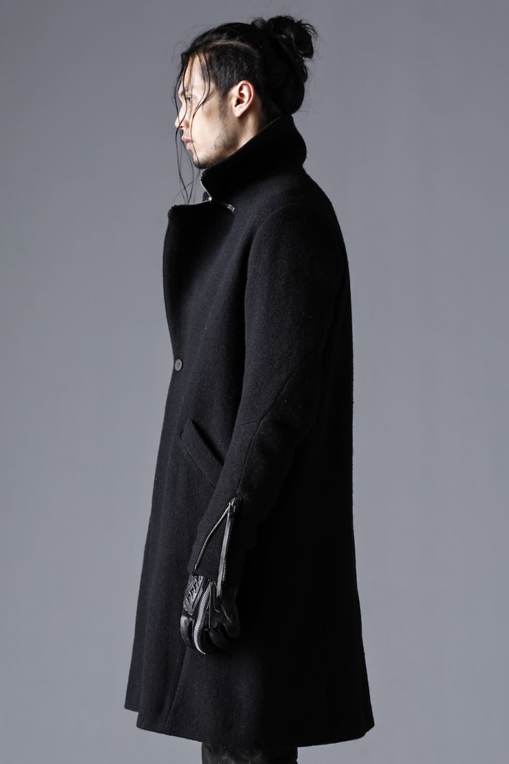 Harris Tweed Washer Double Breasted Coat