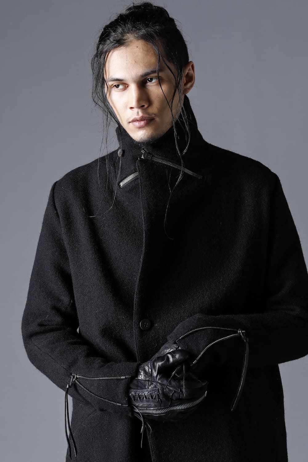 Harris Tweed Washer Double Breasted Coat