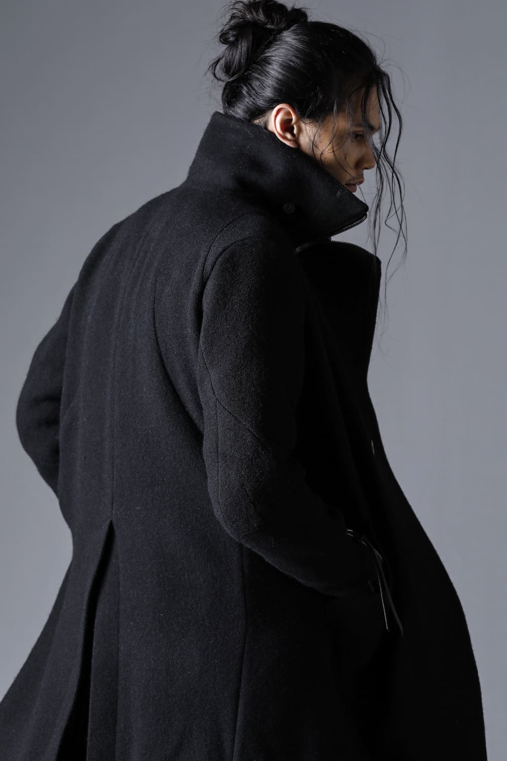 Harris Tweed Washer Double Breasted Coat