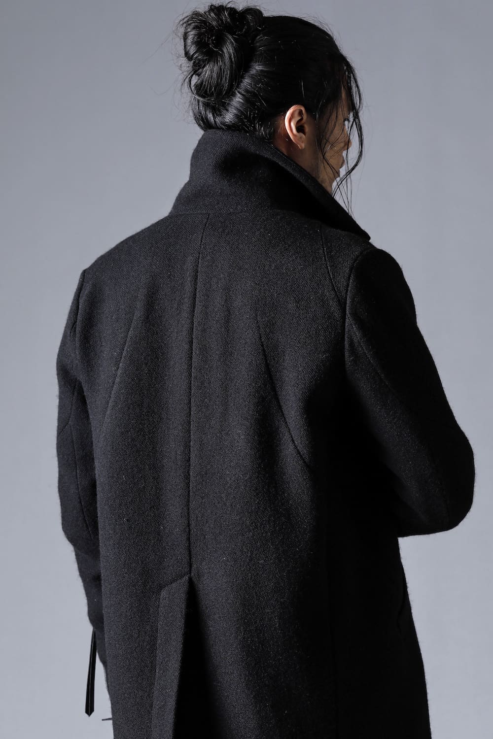 Harris Tweed Washer Double Breasted Coat