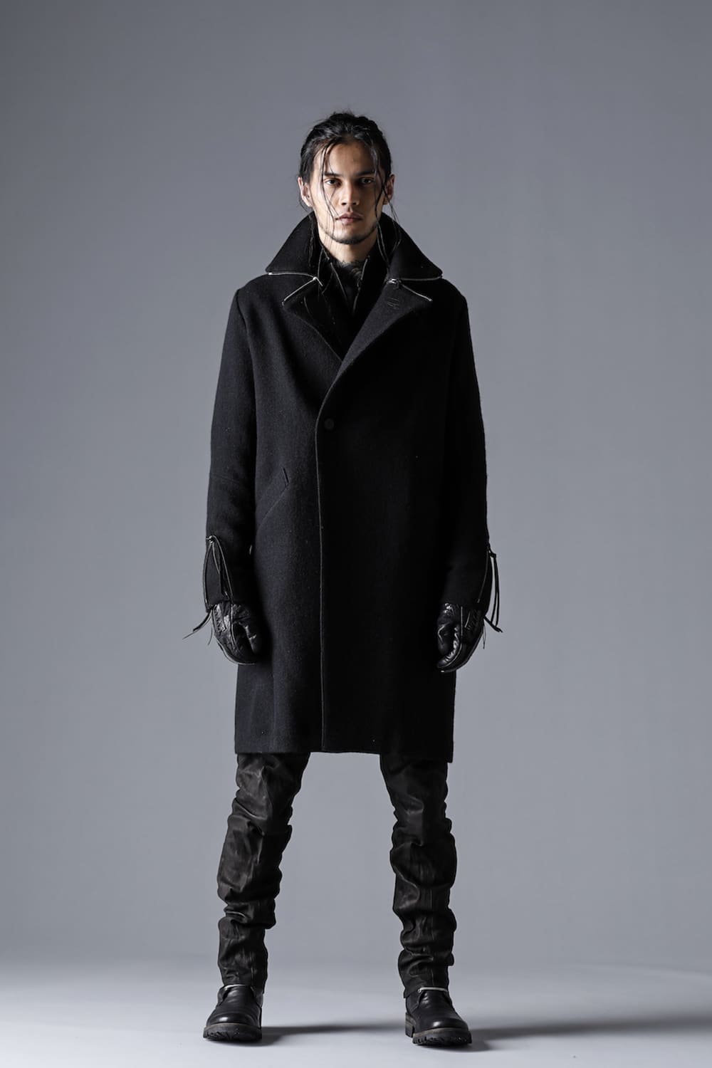 Harris Tweed Washer Double Breasted Coat