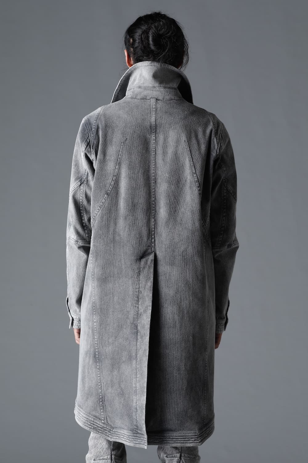 Bleach Dobby Cotton Stretch Worker Coat  Bleach Gray