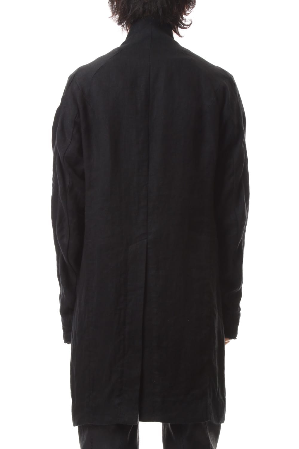 Linen Herringbone Half Coat