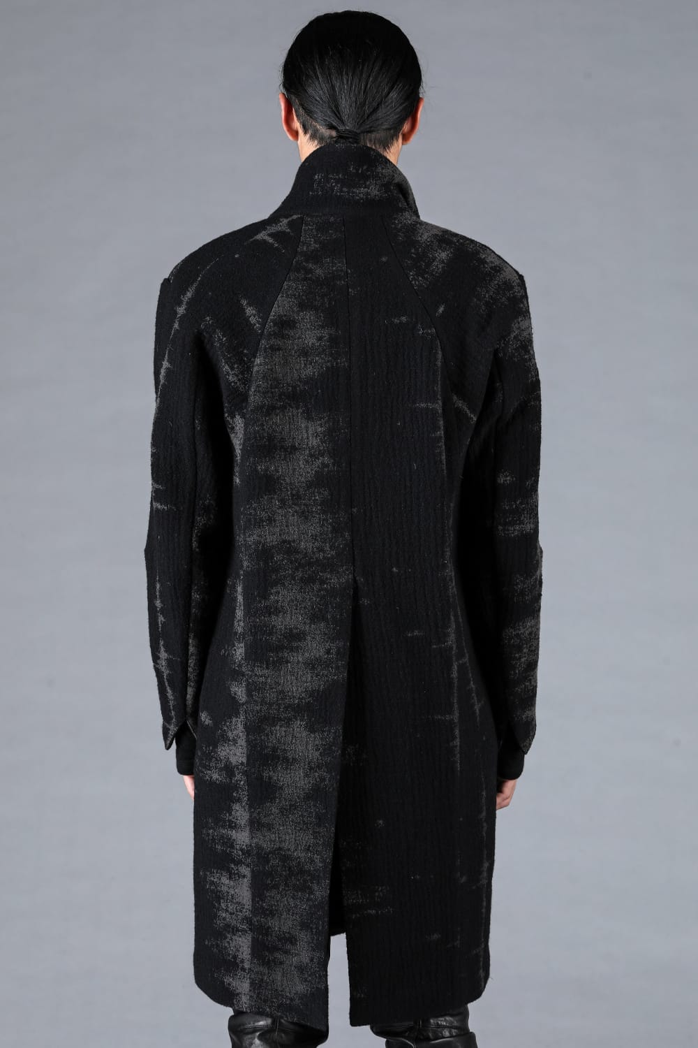 Fog Stripe Jacquard Coat