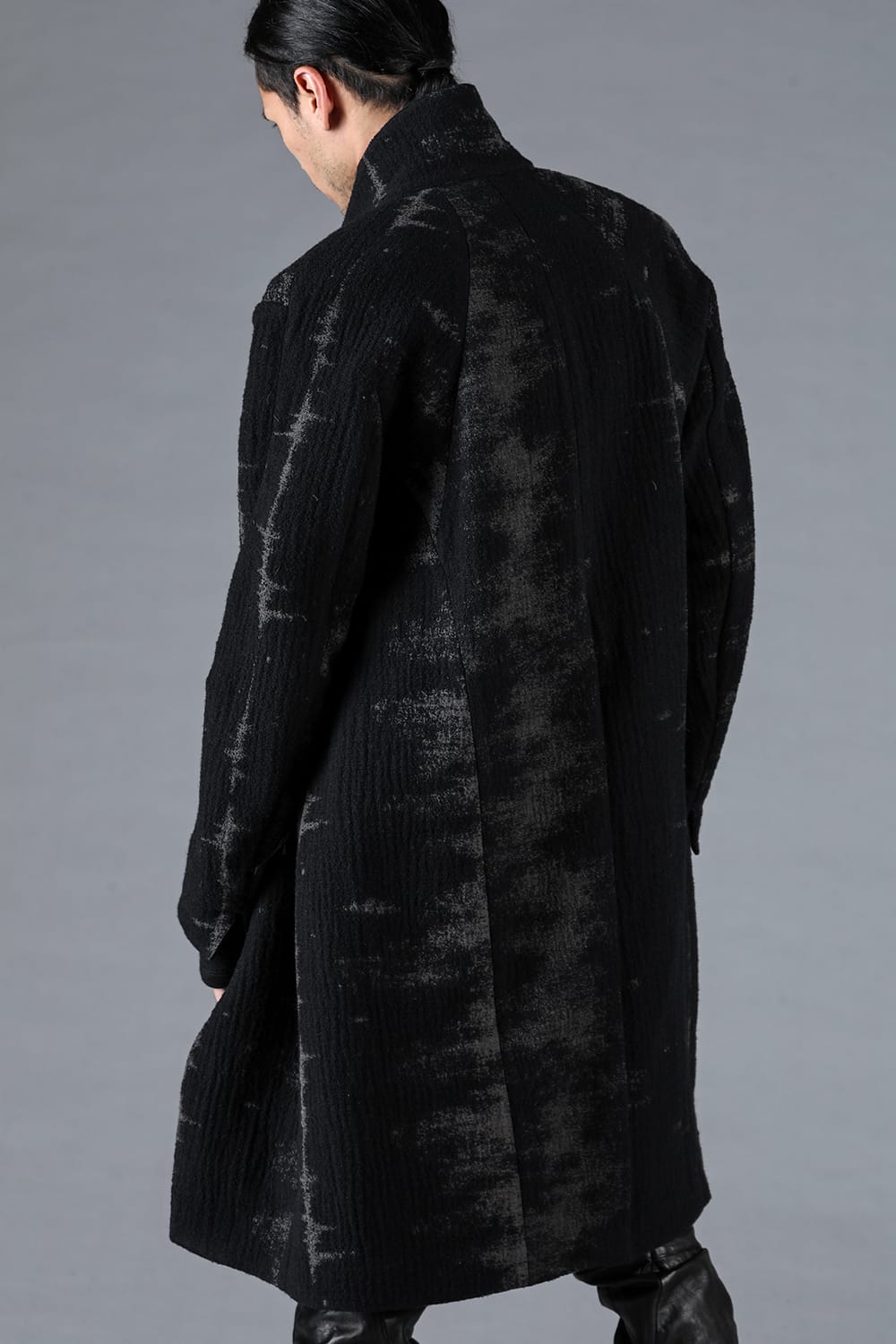 Fog Stripe Jacquard Coat