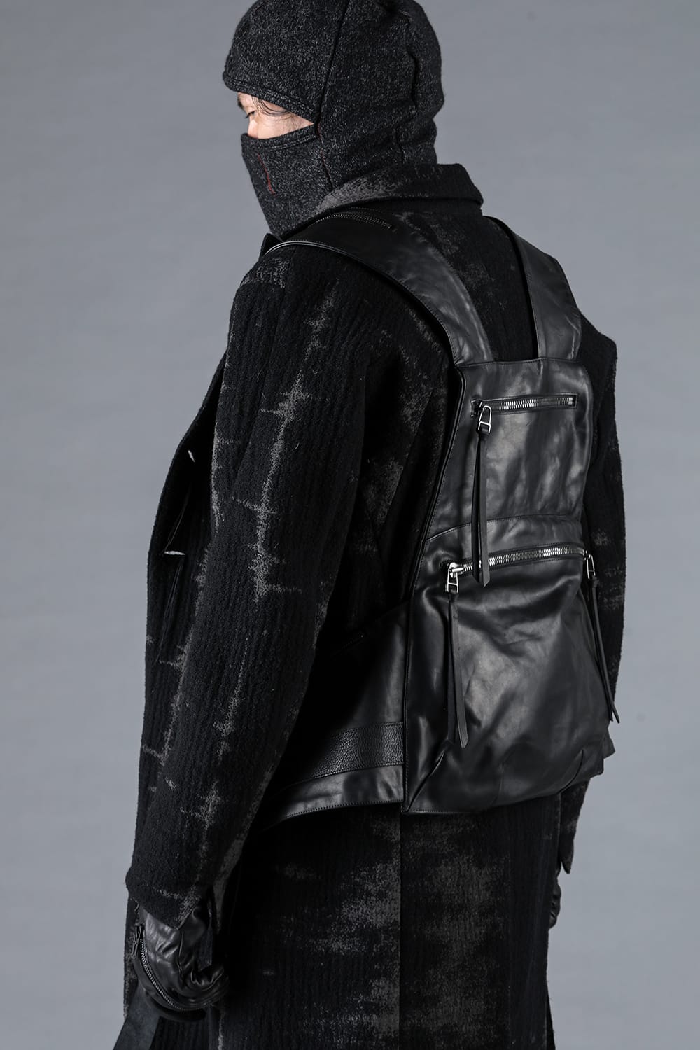 Fog Stripe Jacquard Coat