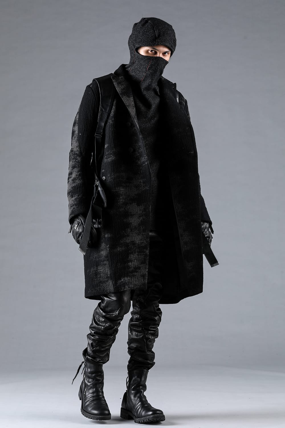 Fog Stripe Jacquard Coat