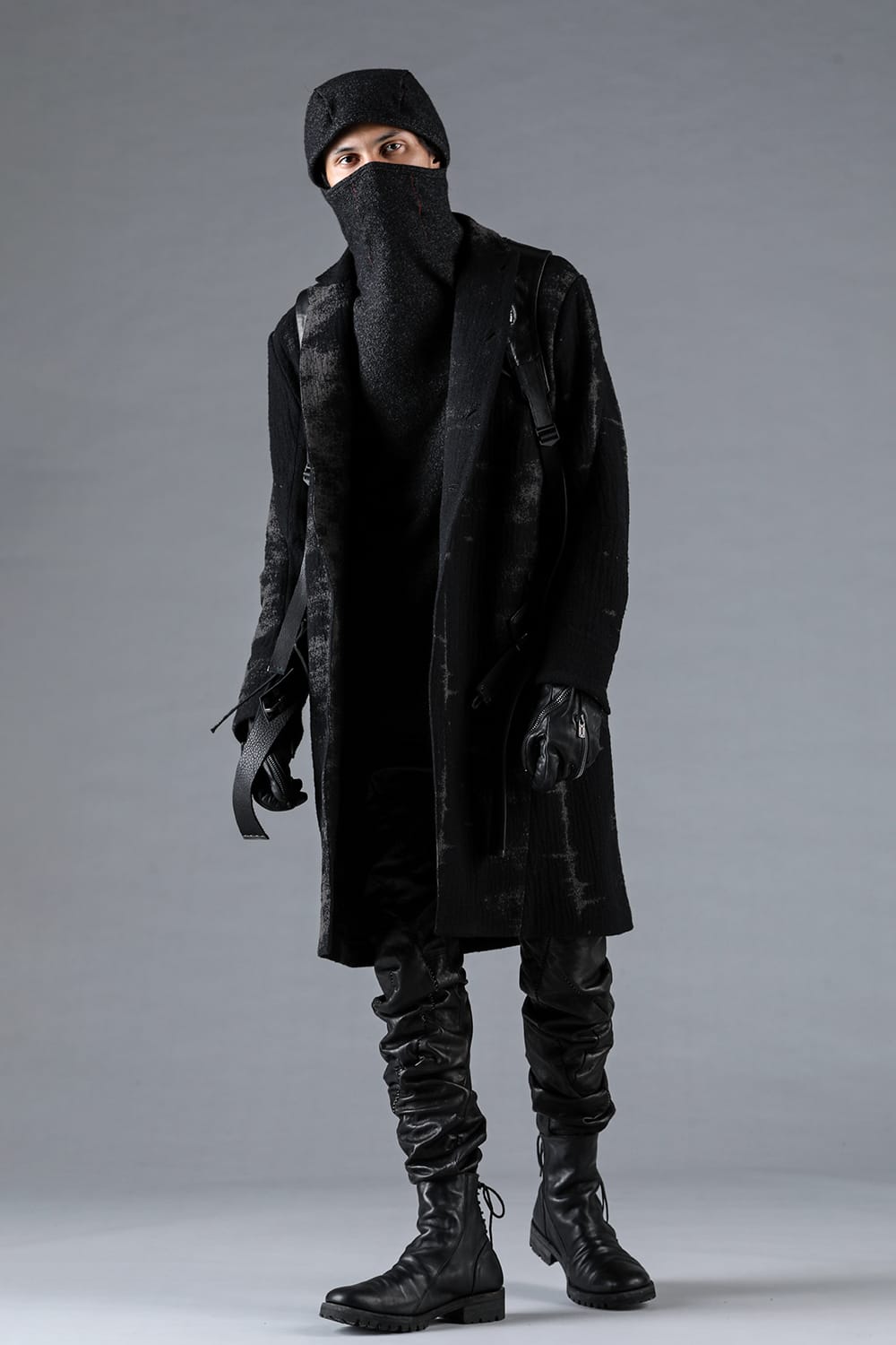 Fog Stripe Jacquard Coat