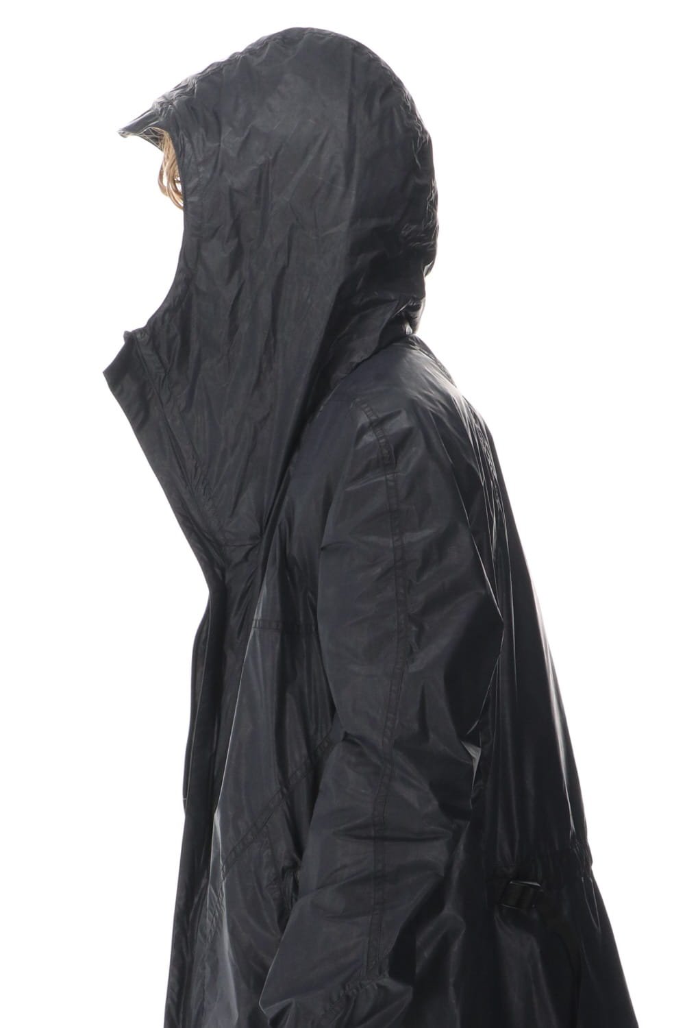 Carbon Coated Nylon Hood Coat