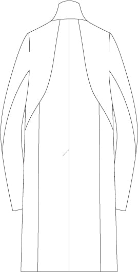 Harris Tweed Washer High-Neck Coat