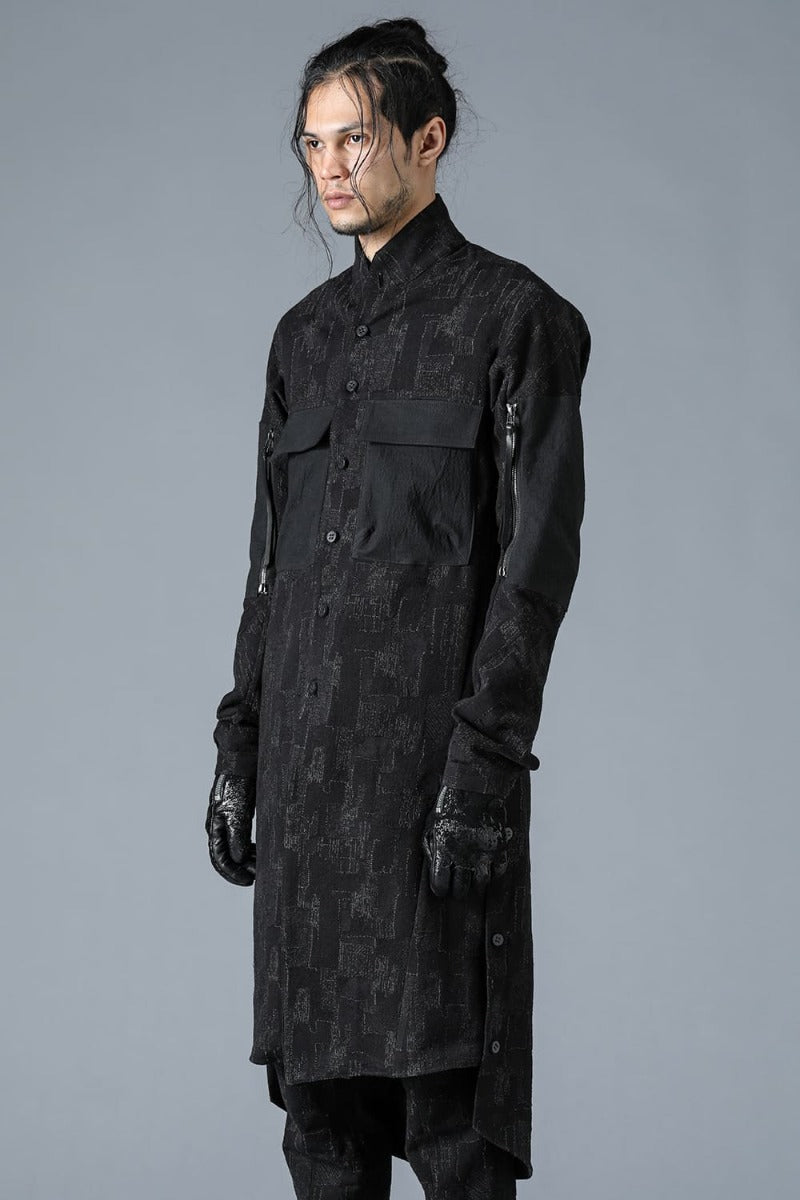 Silk x Wool x Cotton SCAB Jaguar Long Coat