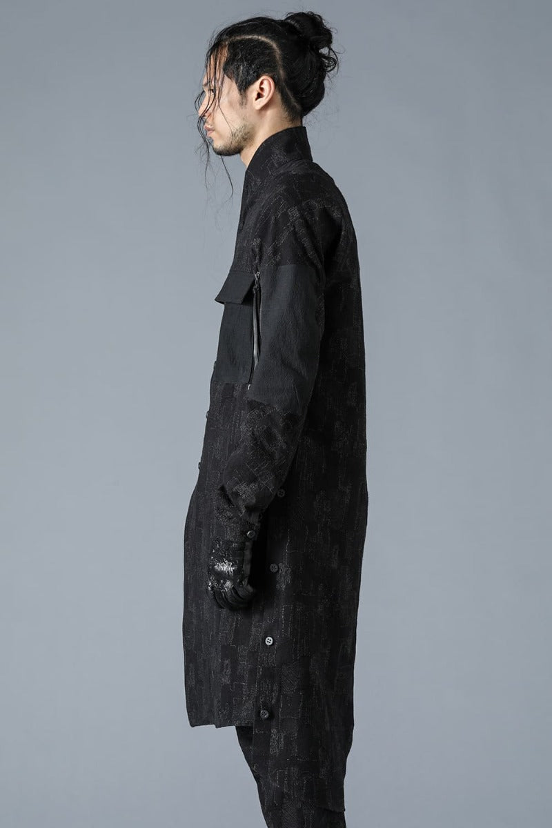 Silk x Wool x Cotton SCAB Jaguar Long Coat