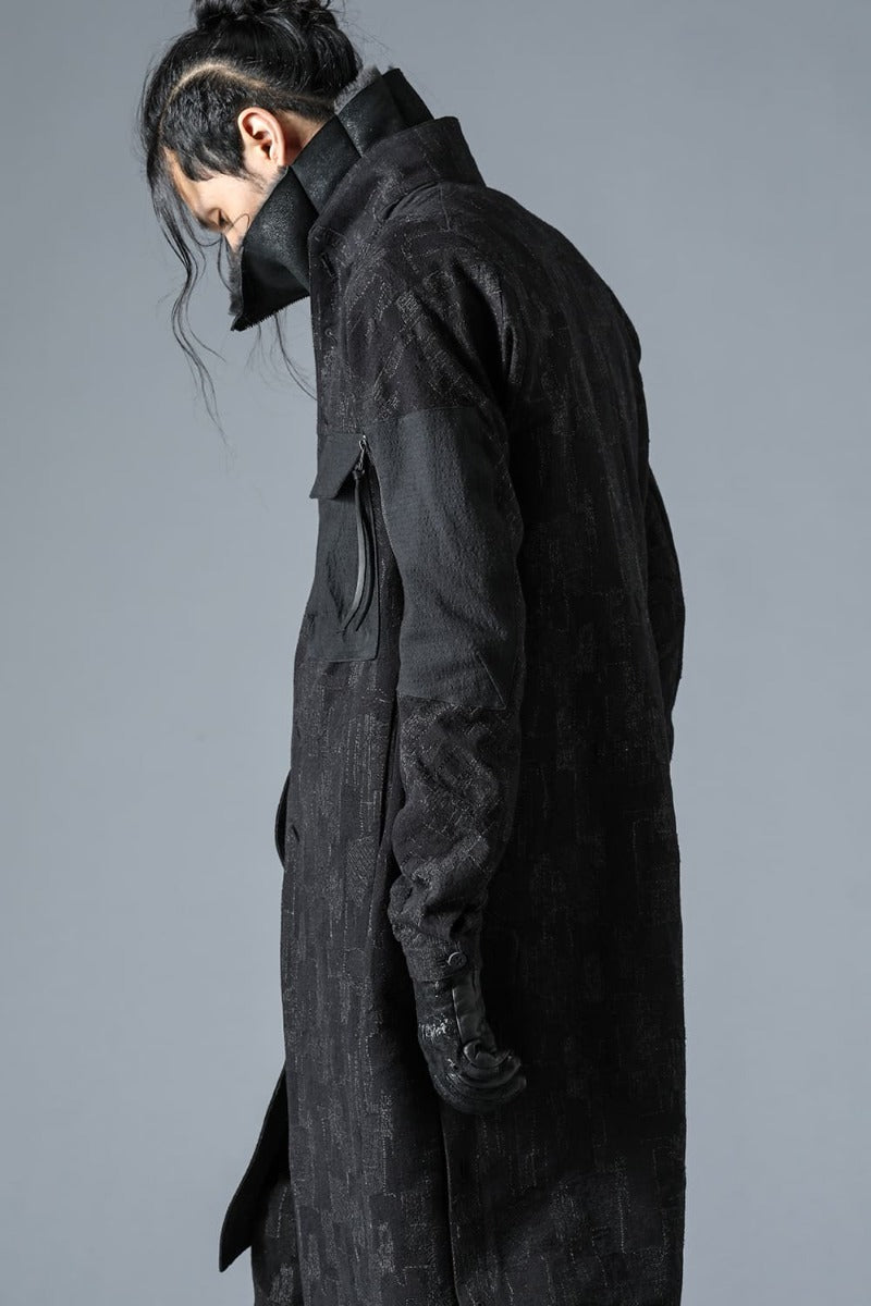 Silk x Wool x Cotton SCAB Jaguar Long Coat