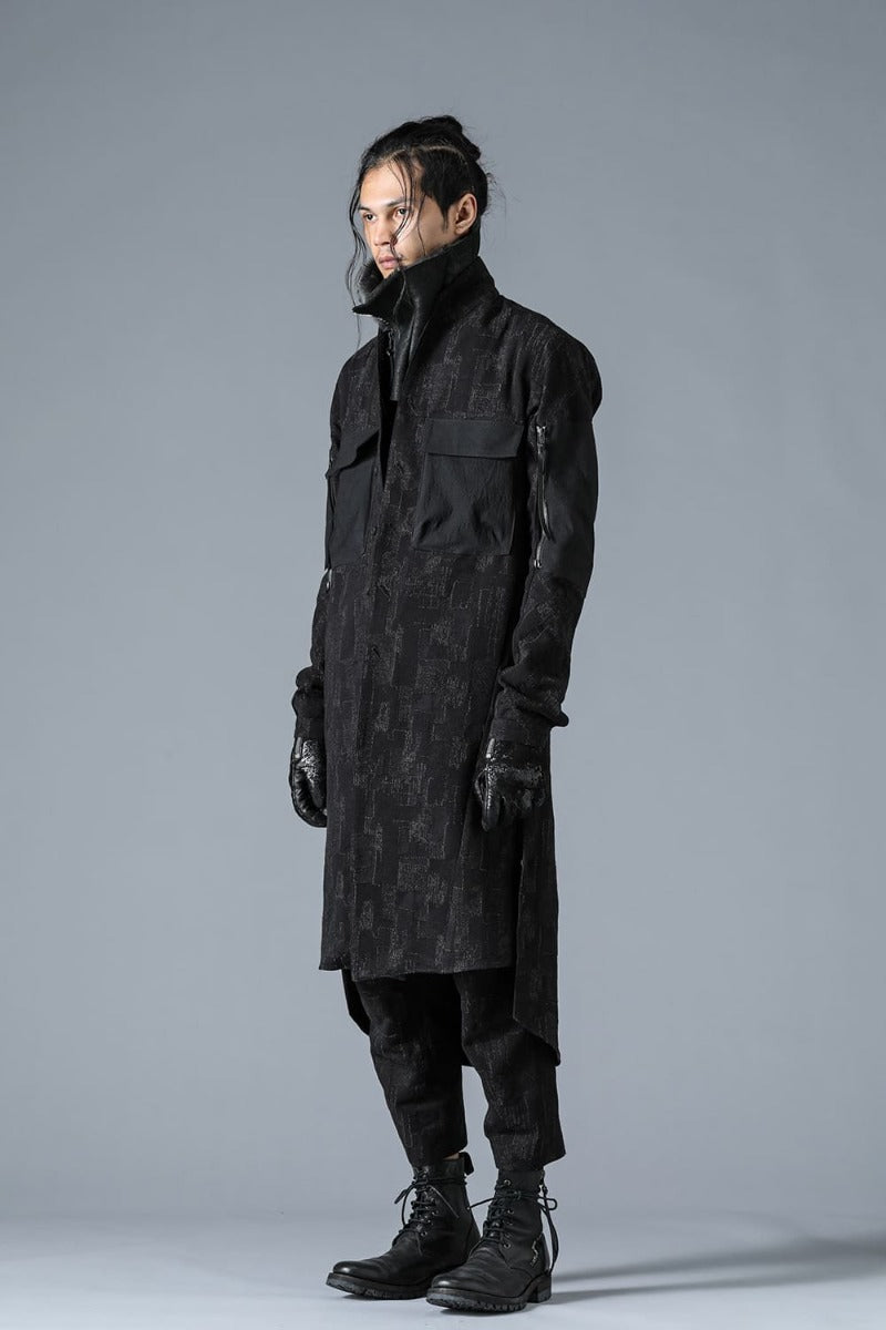 Silk x Wool x Cotton SCAB Jaguar Long Coat