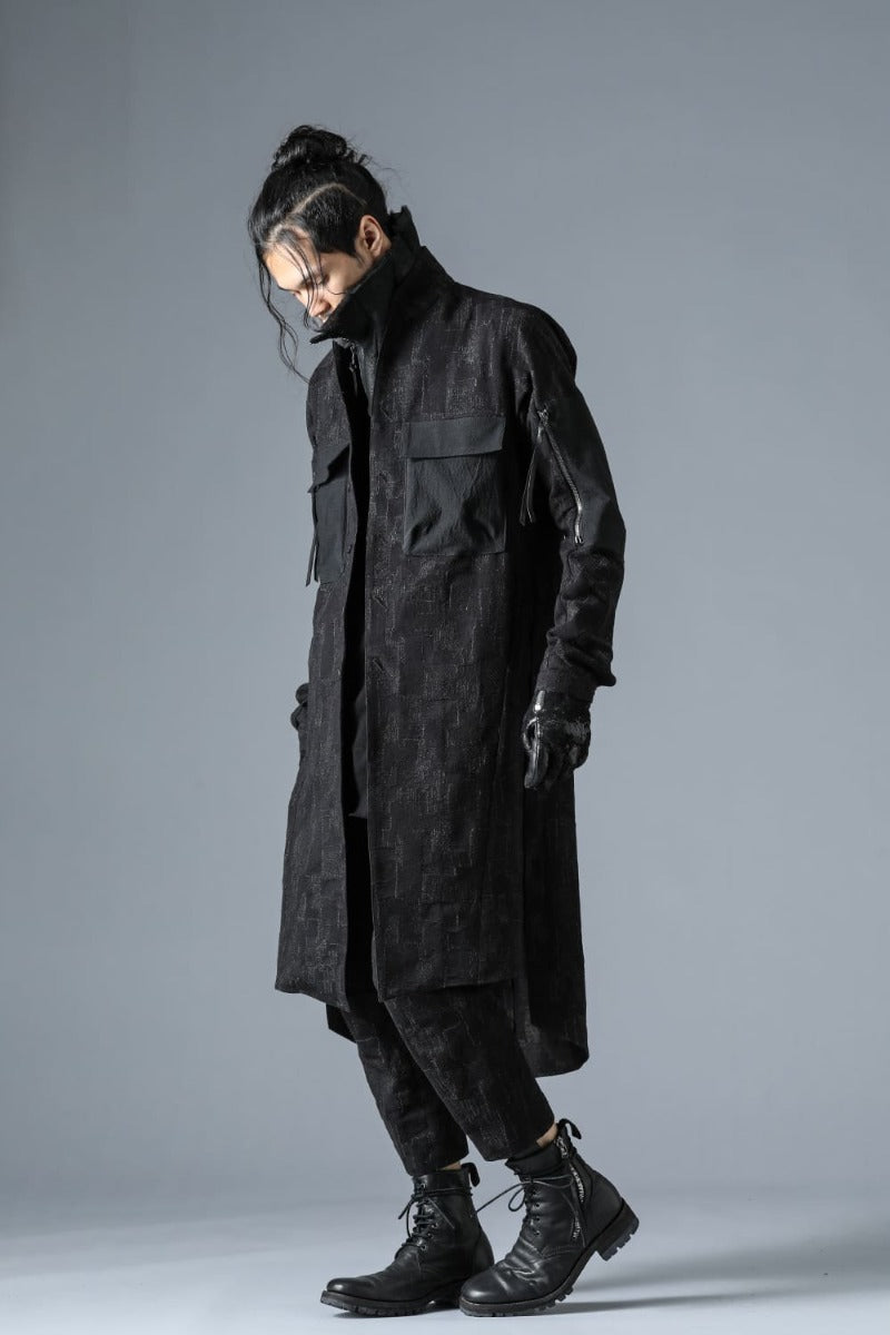 Silk x Wool x Cotton SCAB Jaguar Long Coat