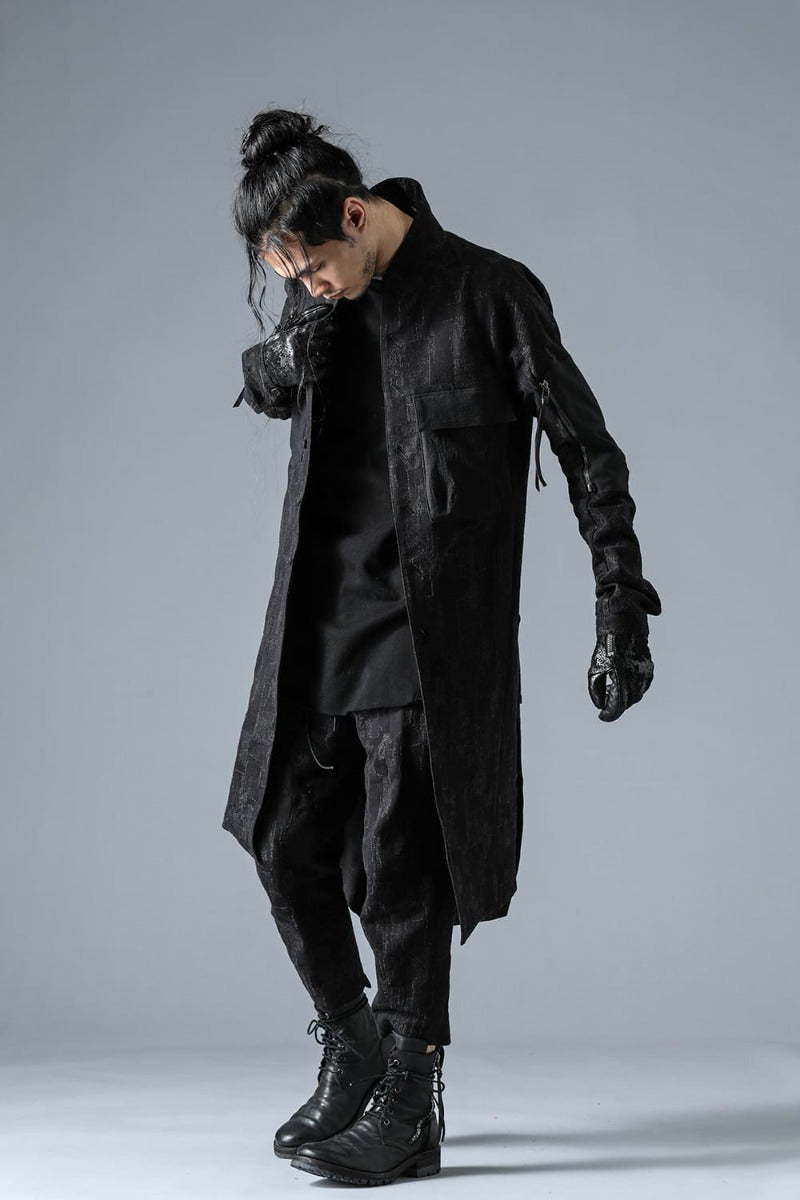 Silk x Wool x Cotton SCAB Jaguar Long Coat