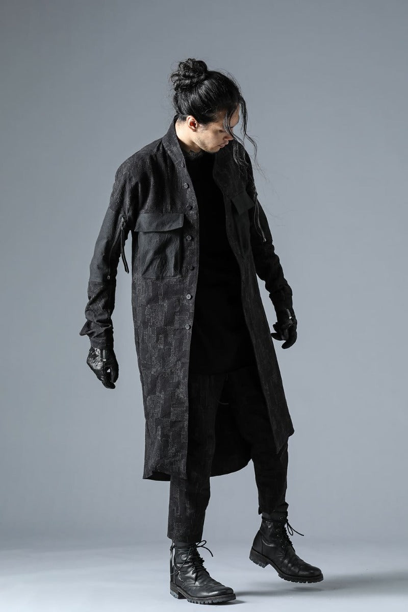 Silk x Wool x Cotton SCAB Jaguar Long Coat