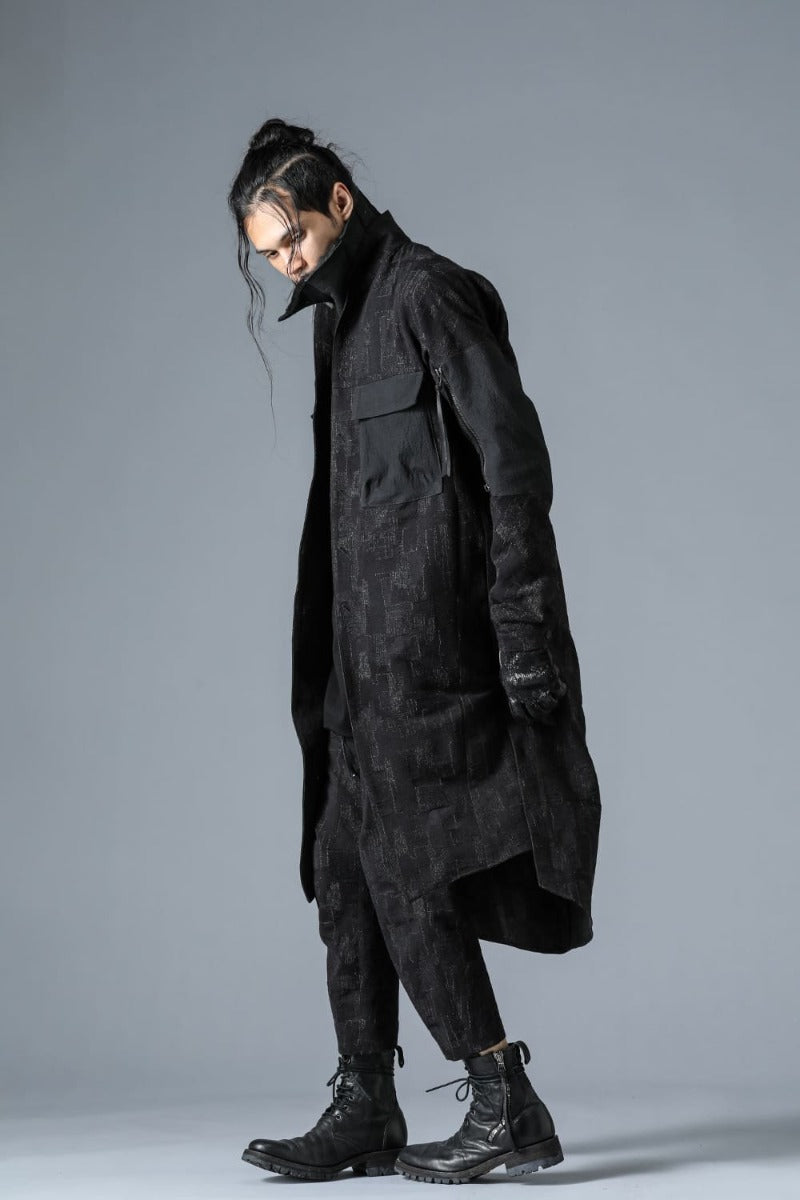 Silk x Wool x Cotton SCAB Jaguar Long Coat