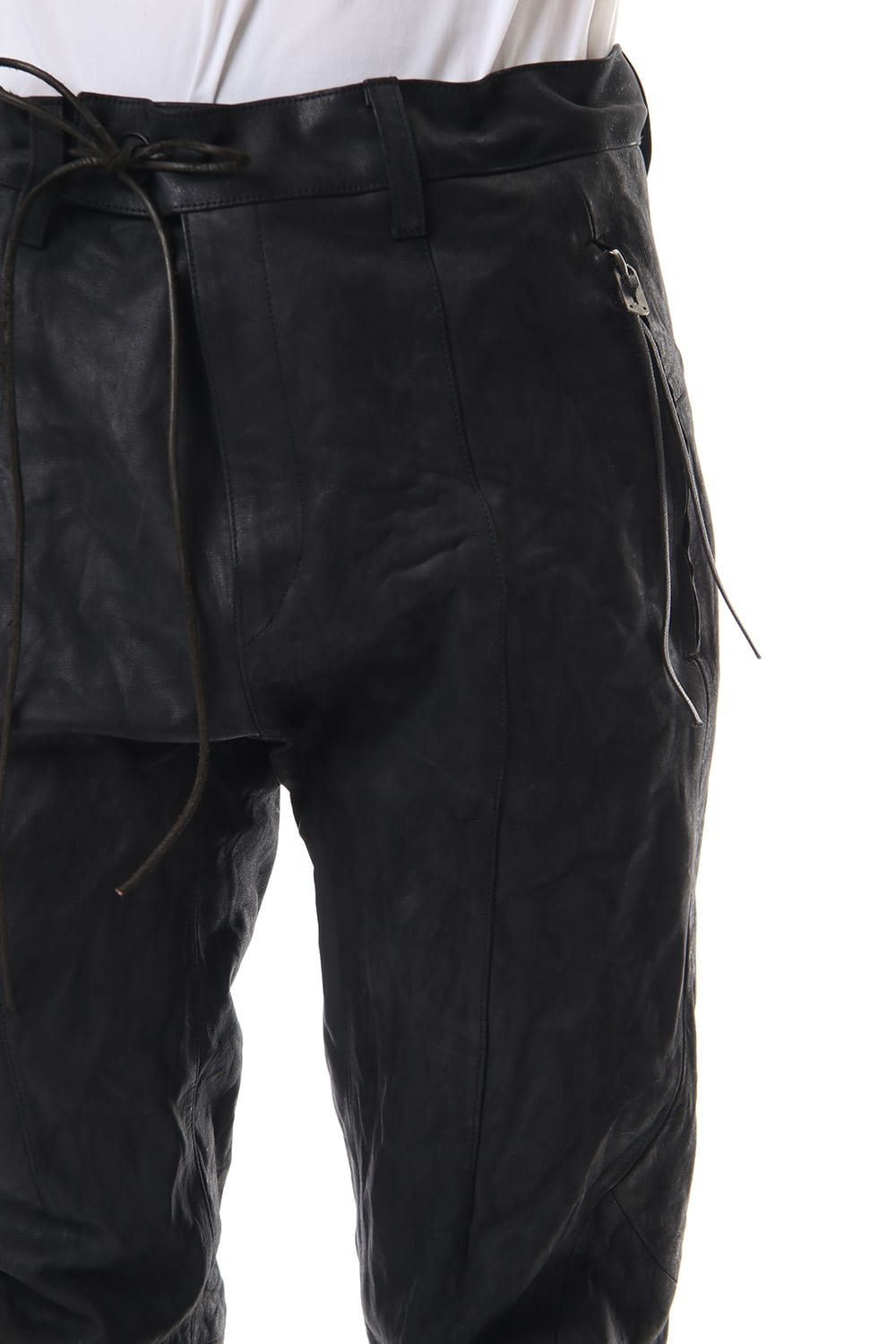 Horse Leather Slim Pants - ST107-0019A