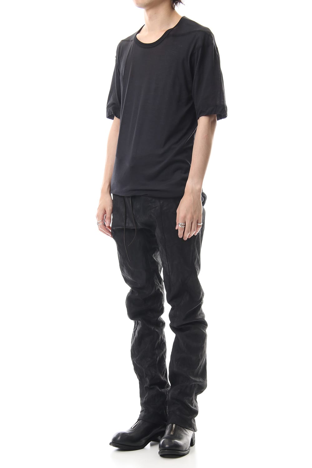 Horse Leather Slim Pants - ST107-0019A