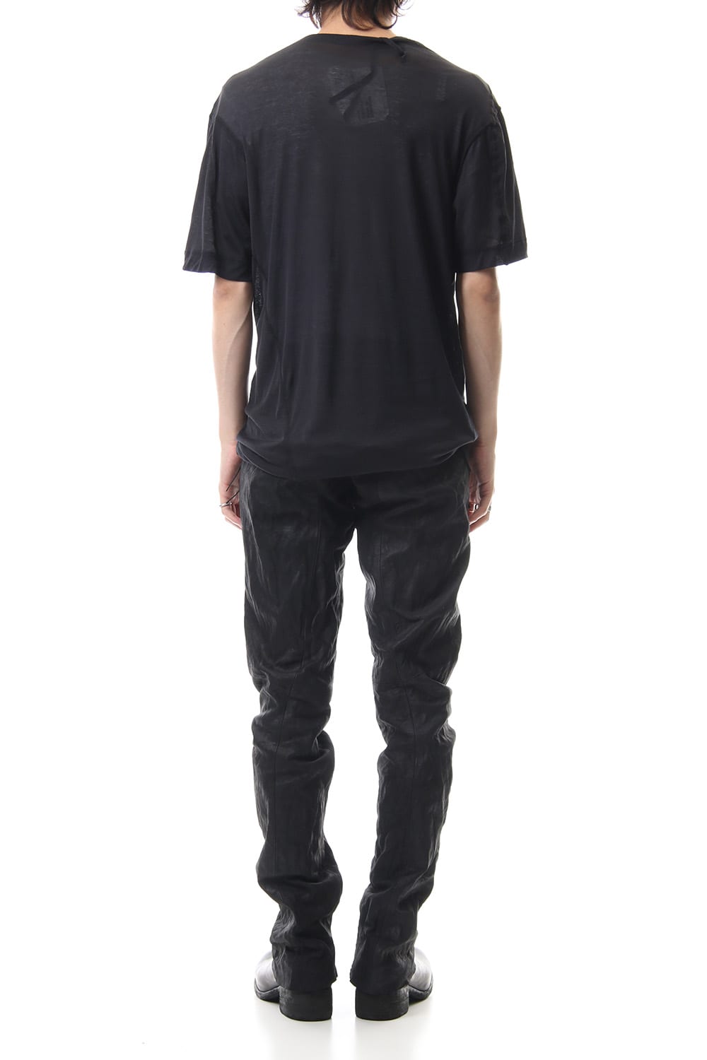 Horse Leather Slim Pants - ST107-0019A