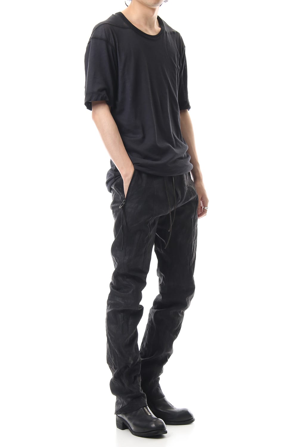 Horse Leather Slim Pants - ST107-0019A